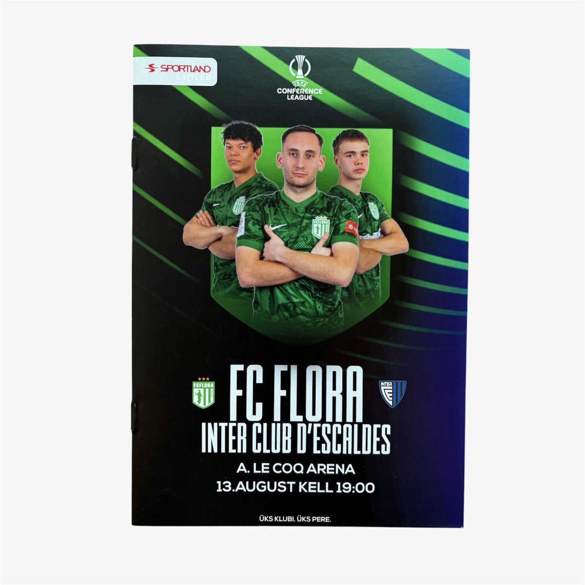 FLORA FC MATCH PROGRAMME
