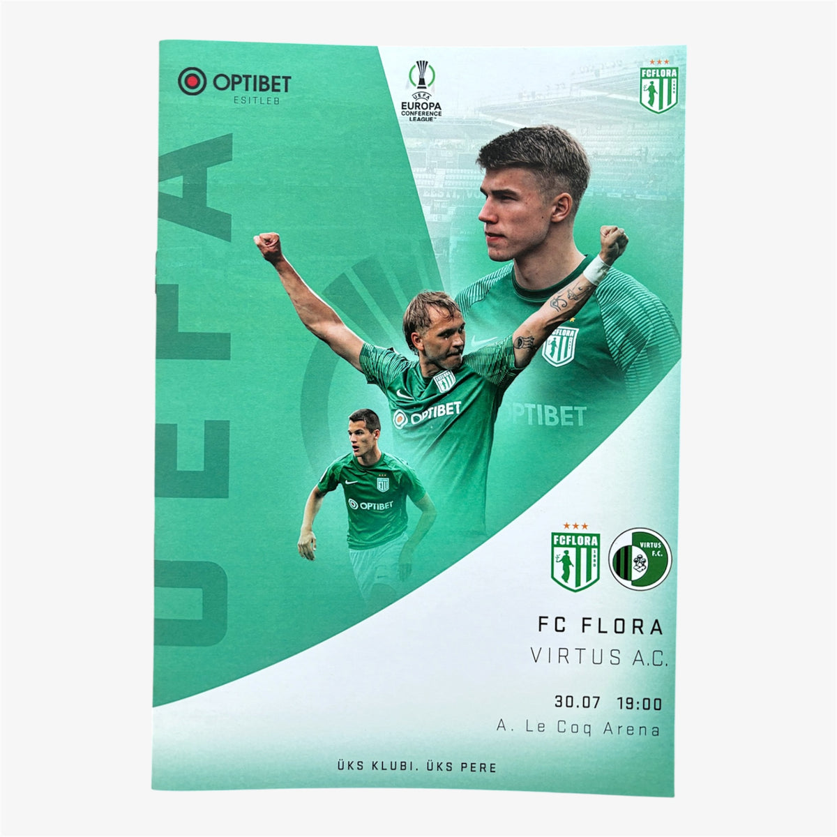 FLORA FC MATCH PROGRAMME