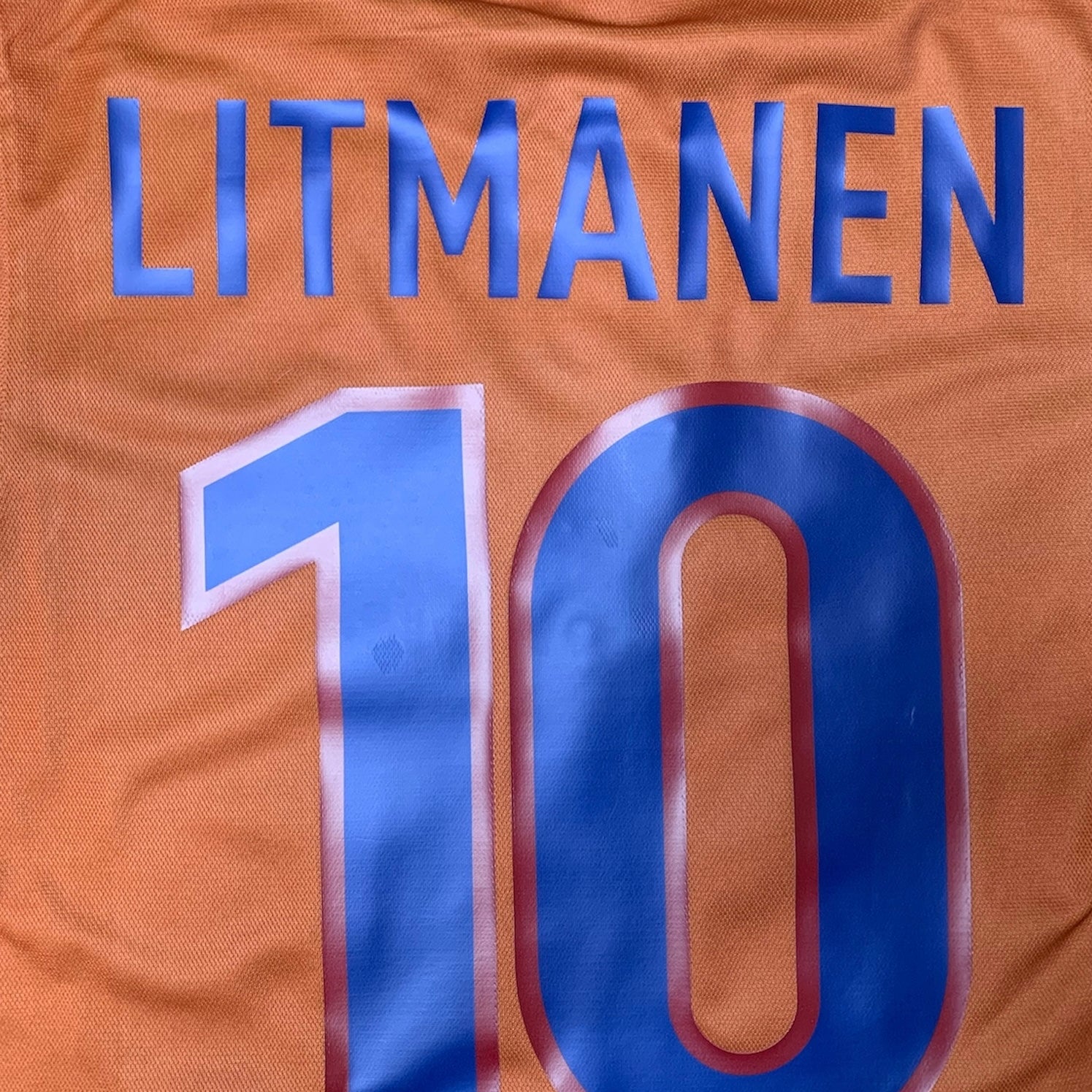 1998/1999 BARCELONA #10 LITMANEN THIRD SHIRT