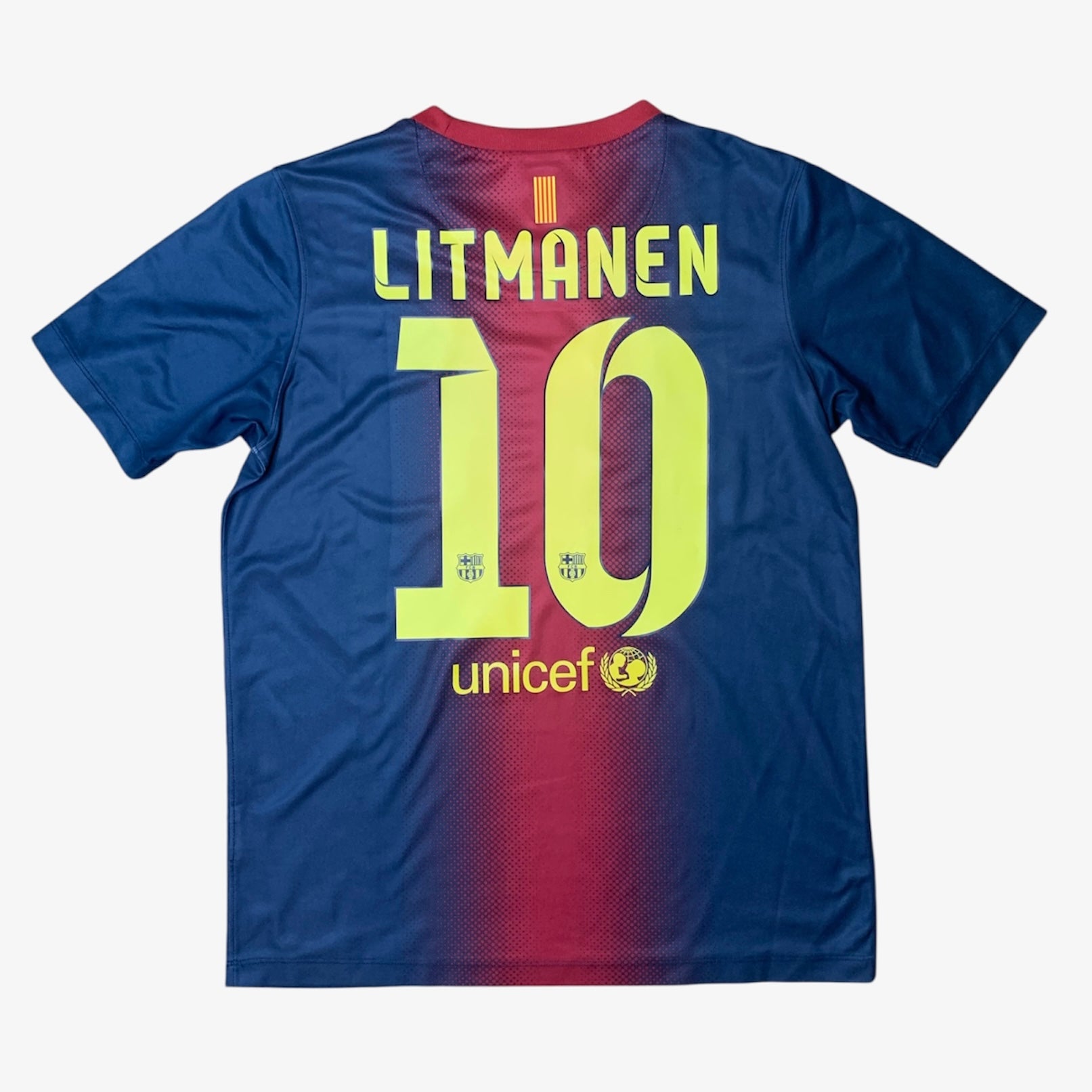 2012/2013 BARCELONA #10 LITMANEN HOME SHIRT