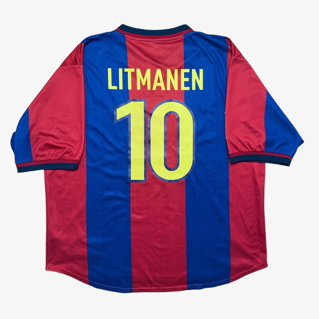 1998/1999 BARCELONA #10 LITMANEN HOME SHIRT