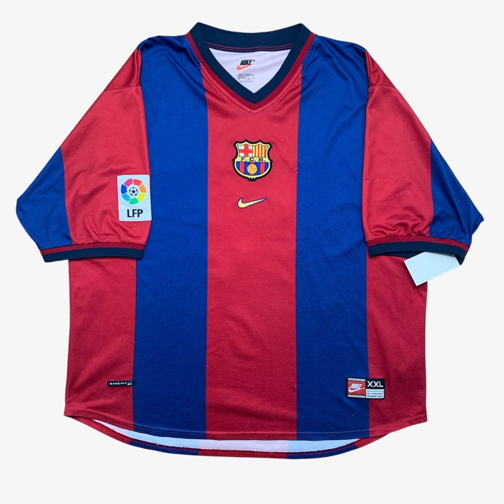 1998/1999 BARCELONA #10 LITMANEN HOME SHIRT