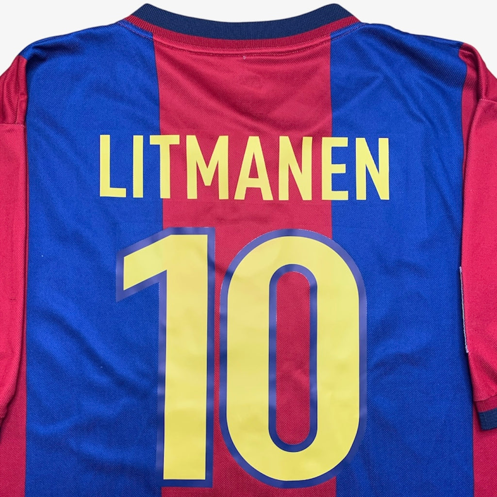 1998/1999 BARCELONA #10 LITMANEN HOME SHIRT