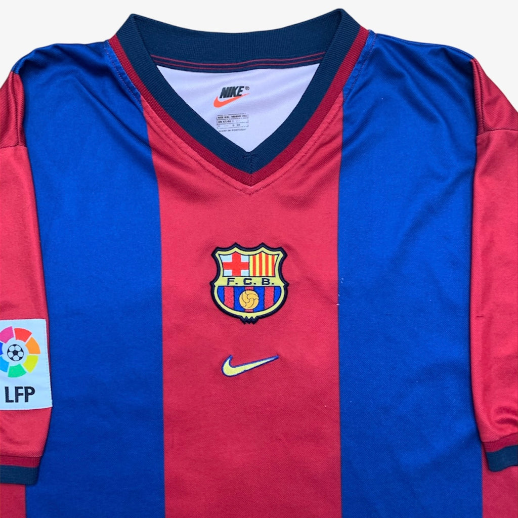 1998/1999 BARCELONA #10 LITMANEN HOME SHIRT