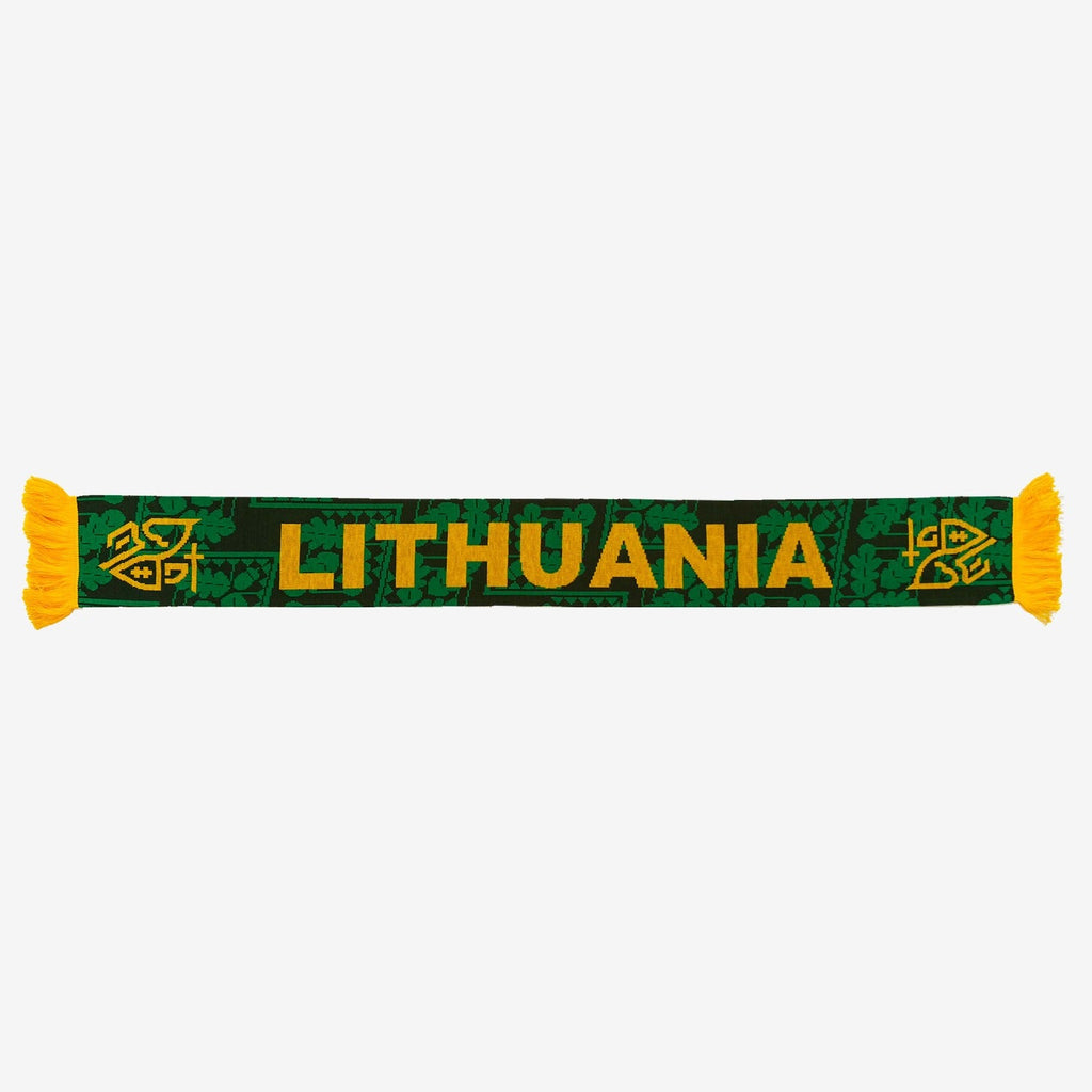 LITHUANIA NATIONAL TEAM SCARF - GREEN